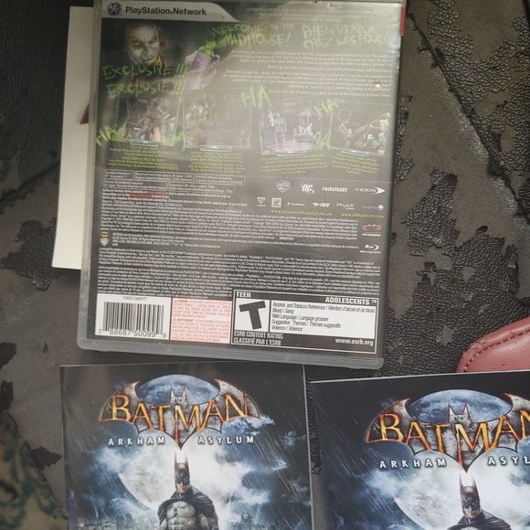 Batman: Arkham Asylum - PS3 Good Condition, including French, English manual - Picture 4 of 8